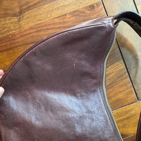 Il Bisonte Oliveta Leather Hobo Bag Caffe - Picture 6 of 14